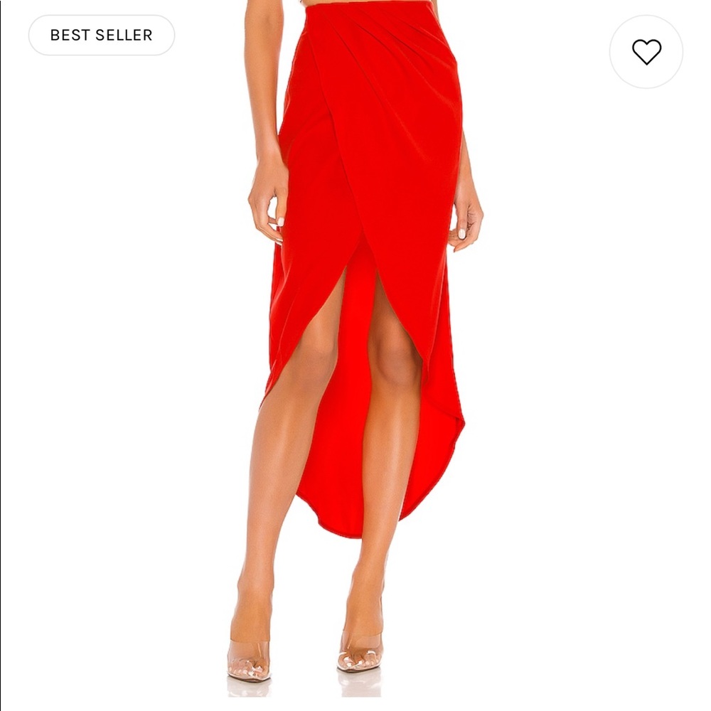 Red skirt